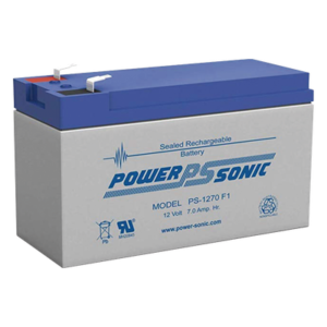 Batería de Respaldo / 12V / 7 Ah / Tecnología AGM/VRLA / Terminales F1 / 5 Años Vida Útil / UL Reconocida