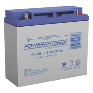 Batería de Respaldo AGM/VRLA / 12V / 20Ah / Terminales NB2 / 5 Años Vida Útil / Certificación UL