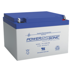 Batería de Respaldo AGM/VRLA / 12V / 26Ah / Terminales NB2 / Vida Útil 5 Años / Reconocida UL