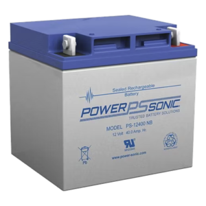 Batería de Respaldo AGM/VRLA / 12V / 40AH / Terminales NB4 / Vida Útil 5 Años / Caja ABS Resistente a Impactos