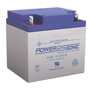 Batería de Respaldo AGM/VRLA / 12V / 28Ah / Terminales NB / 5 Años Vida Útil / UL Reconocida