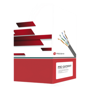 Bobina de Cable UTP Cat5e / 4 Pares / 305 m (1000 pies) / 24 AWG / 100% Cobre / LDPE Anti-UV / Exterior