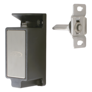 Cerradura Electromagnética para Gabinetes / 320 lbs (145 kg) / Sensor NO/NC / 12/24 VDC / Cierre o Apertura en Falla / Acero Resistente al Óxido