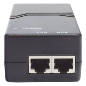Inyector PoE / 802.3af 15W / 2 Puertos Gigabit / Entrada 100-240V AC / Detección Inteligente PD