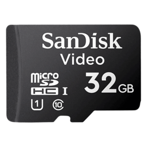Memoria microSD / 32 GB / Clase 10 UHS-I / Alta Resistencia / Videovigilancia 24/7 / -25 °C a 85 °C