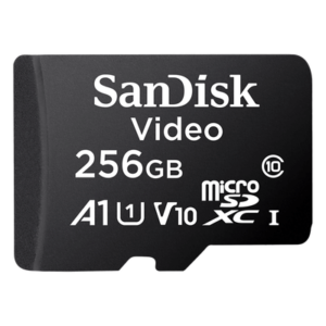 Memoria microSD / 256GB / Alta Resistencia / Clase 10 / UHS-I / -25°C a 85°C / 128 TBW