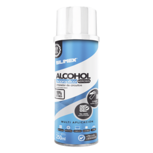 Limpiador en Aerosol / Alcohol Isopropílico / 250 ml / Sin Agitación / Evaporación Rápida / Antipolvo