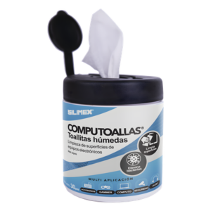 Toallitas Húmedas Antibacteriales / Limpieza de Equipos Electrónicos / 30 Piezas / Antiestáticas / Alcohol Isopropílico