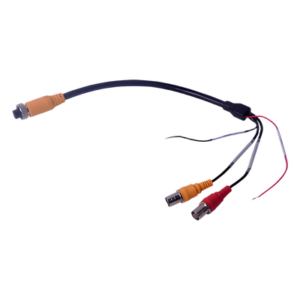 Cable Adaptador para MDVR / Conector Aviación 4 Pines a BNC / Video, Audio y Alimentación / 40 cm (15.7 in)