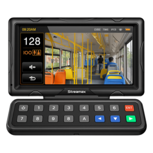 Panel de Control Táctil para MDVR Móvil / Pantalla 10.1 Pulgadas / Resolución 1024 × 600 / Audio Bidireccional / Cable 5 m (16.4 ft) / Rango -20°C a 70°C