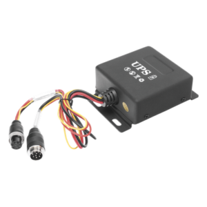 UPS para Videovigilancia Móvil / 24 VDC / 2000 mAh / 20 min Autonomía / Anti-vibración / -10°C a 60°C / Conector Aviación