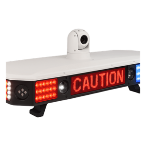 Sistema de Luces de Emergencia para Vehículos Policiales / 8 Cámaras HD AI / PTZ 30x / 6 TOPS / 4G/5G / Sirena 100W / Pantalla LED / RGB 20,000 h