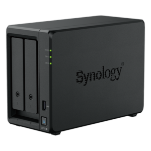 NAS de 2 Bahías / Expansible a 7 Unidades / Puerto 2.5GbE / 2 Ranuras M.2 NVMe / 276 MB/s Lectura / 224 MB/s Escritura / Procesador AMD Ryzen R1600 / 4 GB DDR4 ECC