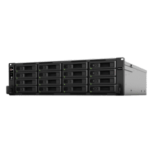 Servidor NAS Rack / 16 Bahías / Intel Xeon D-1541 8 Núcleos / 16 GB DDR4 ECC Ampliable a 64 GB / 403,000 IOPS / 6,200 MB/s Lectura / RAID F1 / Doble Fuente Redundante