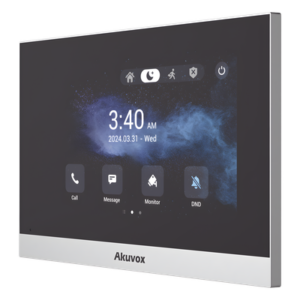 Monitor IP Android / Pantalla Táctil LCD 7" / Wi-Fi / Bluetooth / PoE / SIP / 8 Entradas de Alarma / 1 Salida de Relé / Gestión en la Nube