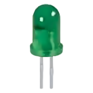 LED Verde / 568 nm / T-1 3/4 (5 mm) / Difuso / 3.5V a 14V / -40°C a +70°C