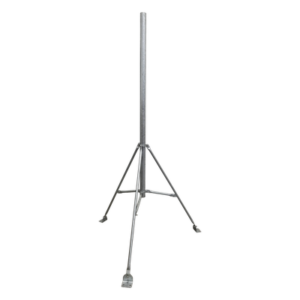 Mástil con Tripié / 2" x 1.5 m (4.9 ft) / Acero Galvanizado en Caliente / ASTM A-36 / Instalación en Losa
