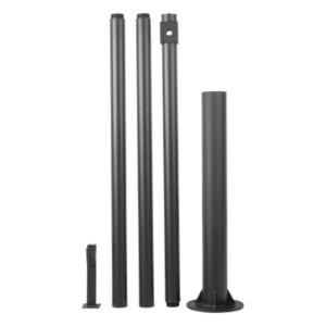 Poste Seccionado para Videovigilancia / 6 m (19.7 ft) / 4 Secciones / Base Ø 140 mm / Soporte PTZ / IP66