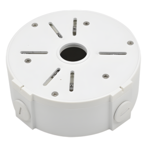 Caja de Conexiones Universal / Interior / Aluminio / Blanco / Bala Domo Turret / 3 y 4 Orificios / Conexión 3/4