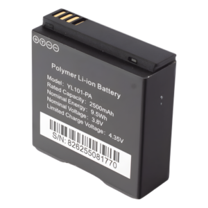 Batería de Respaldo / 2500 mAh / 3.8 VCC / Litio de Alta Densidad / 40 x 40 x 14 mm