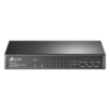 Switch PoE+ No Administrable / 9 Puertos 10/100 Mbps / 8 Puertos PoE 802.3af/at / 65W / Alcance 250 m (820 ft) / Sin Ventilador