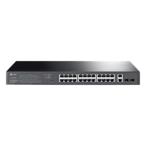 Switch PoE Administrable / 26 Puertos RJ45 Gigabit / 2 Puertos SFP / 24 Puertos PoE 802.3af/at / 250W PoE / 56 Gbps / 41.7 Mpps