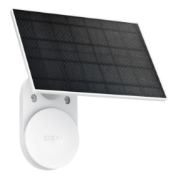 Panel Solar para Cámaras de Seguridad / 2.5 W / 5.2 V / IP65 / Cable 4 m (13.1 ft) / Conexión Tipo-C + Micro USB / Montaje Ajustable
