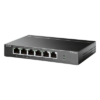 Switch PoE no administrable / 6 puertos 10/100 Mbps / 4 puertos PoE 802.3af/at / Presupuesto 67 W / Extensor hasta 250 m (820 ft) / Prioridad video
