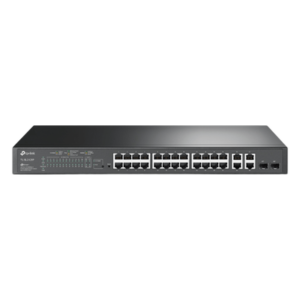 Switch PoE+ Administrable / 24 Puertos 10/100 Mbps / 4 Puertos Gigabit / 2 SFP Combo / 250W / SDN / 12.8 Gbps