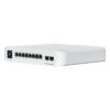 Switch administrable Capa 3 / 8 puertos GbE / 6 PoE+ af/at y 2 PoE++ 802.3bt / 2 SFP+ 10G / 120W PoE / Pantalla táctil 1.3"
