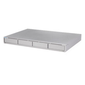 NVR Empresarial / 4 Bahías HDD 2.5/3.5 / 50 Cámaras Full HD / 15 Cámaras 4K / Puerto 10 Gbps SFP+ / RAID 1/5 Automático