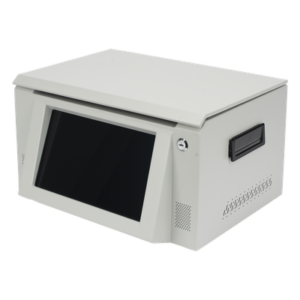 Estación de Descarga para Body Cam / 8 Puertos / Pantalla Táctil 10 Pulgadas / Ethernet 1000 Mbps / Almacenamiento 36 TB / Android Integrado