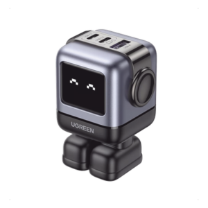 Cargador de Escritorio / 65W / 3 Puertos / 2 USB-C + 1 USB-A / PD 3.0 / QC 4.0 / GaN II / Pantalla LED