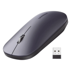 Mouse Inalámbrico / 2.4 GHz / Alcance 10 m (32.8 ft) / DPI 1000-4000 Ajustable / Ultra Delgado 3 cm / Silencioso 40 dB