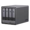 NAS 4 Bahías / Intel Pentium Gold 8505 5 Núcleos / 10GbE + 2.5GbE / DDR5 8GB Expandible a 64GB / PCIe 4.0 M.2 NVMe / USB 3.2 Gen 2 / HDMI 4K