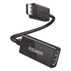 Convertidor DisplayPort a HDMI / 4K@60Hz / 3D / HDR / Blindaje Triple / 25 cm (9.84 ft) / ABS Antiinterferencias