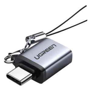 Adaptador USB-C 3.1 a USB 3.0 A / OTG / 5 Gbps / Aluminio / 10,000 Inserciones