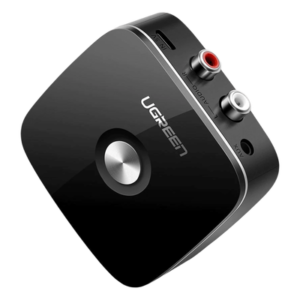 Receptor de Audio Bluetooth / Bluetooth 5.0 con EDR / Salida Dual 3.5mm y RCA / Alcance 10 m (32.8 ft) / 8 Horas de Batería / Reconexión Automática