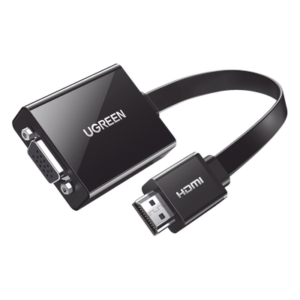 Adaptador HDMI a VGA / 1080P@60Hz / Audio 3.5mm / Alimentación Micro USB / Cable 0.82 ft / Plug & Play