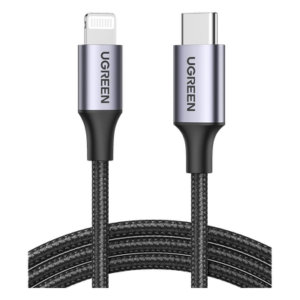 Cable USB-C a Lightning / 2 m (6.56 ft) / Certificado MFi / Carga Rápida 60W / 480 Mbps / Nylon Trenzado / Aluminio