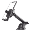 Soporte de Celular para Automóvil / Ventosa con Succión Fuerte / Rotación 360° / Brazo Telescópico Ajustable / Compatible 4.7'' a 7'' / Sujeción por Gravedad