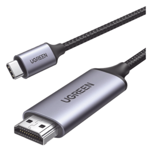 Cable Adaptador USB-C a HDMI / 4K@60Hz / 1.5 m (4.92 ft) / Thunderbolt 3 y 4 / Nylon Trenzado / Aluminio