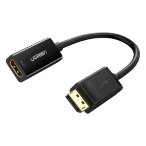 Convertidor DisplayPort a HDMI / 4K@30Hz / HDR / 3D / Cable 25 cm (0.82 ft) / Conectores Dorados / Chip IC Avanzado