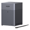 NAS 4 Bahías / Procesador RK3588C / 8 GB RAM / 2.5GbE / HDMI 4K / USB 3.2 Type-C / RAID 0/1/5/6/10