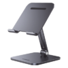 Soporte para Tablet / Ajustable 5-135° / Altura 7.1-9.1 pulgadas / Carga Máxima 1 kg / Aluminio / Plegable