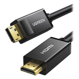 Cable DisplayPort a HDMI / 4.92 Pies (1.50 m) / 4K@30Hz / 3D / 28AWG Cobre Estañado / Audio 7.1 / Unidireccional / Botón de Liberación