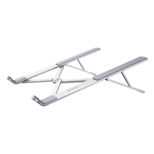 Soporte para Laptop / Ajuste de Altura 46.5-136.5 mm / Capacidad 5 kg / Compatible 11-17.3" / Diseño Plegable / Aluminio + Silicona