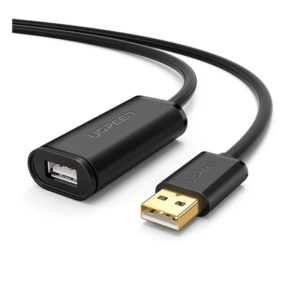 Cable de Extensión Activo USB 2.0 / 5 m (16.4 ft) / Amplificador FE1.1S / Velocidad 480 Mbps / Macho-Hembra / Triple Blindaje
