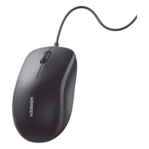 Mouse Óptico USB / 1200 DPI / Cable 1.5 m (4.9 ft) / 3 Botones / Diseño Ergonómico / Silencioso / Multiplataforma