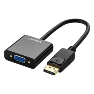 Adaptador DisplayPort a VGA / 1920x1200@60Hz / Chipset ANX9833 / Plug & Play / ABS Negro